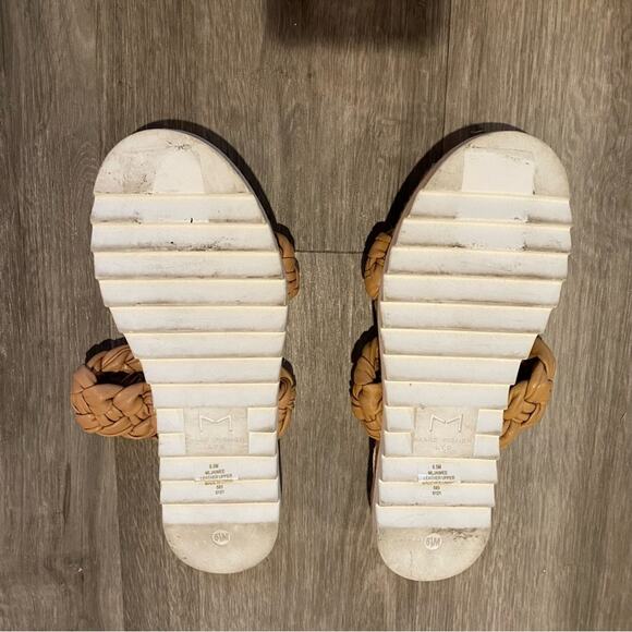 Mark Fisher Jaimee Flat Espadrille Slip on Sandals Size 6.5 - Picture 3 of 4